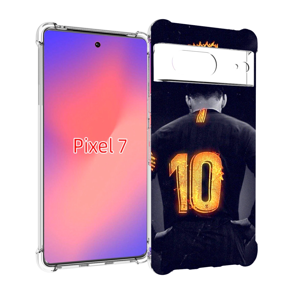 

Чехол Mypads Номер-10 Для Google Pixel 7, Прозрачный, Tocco