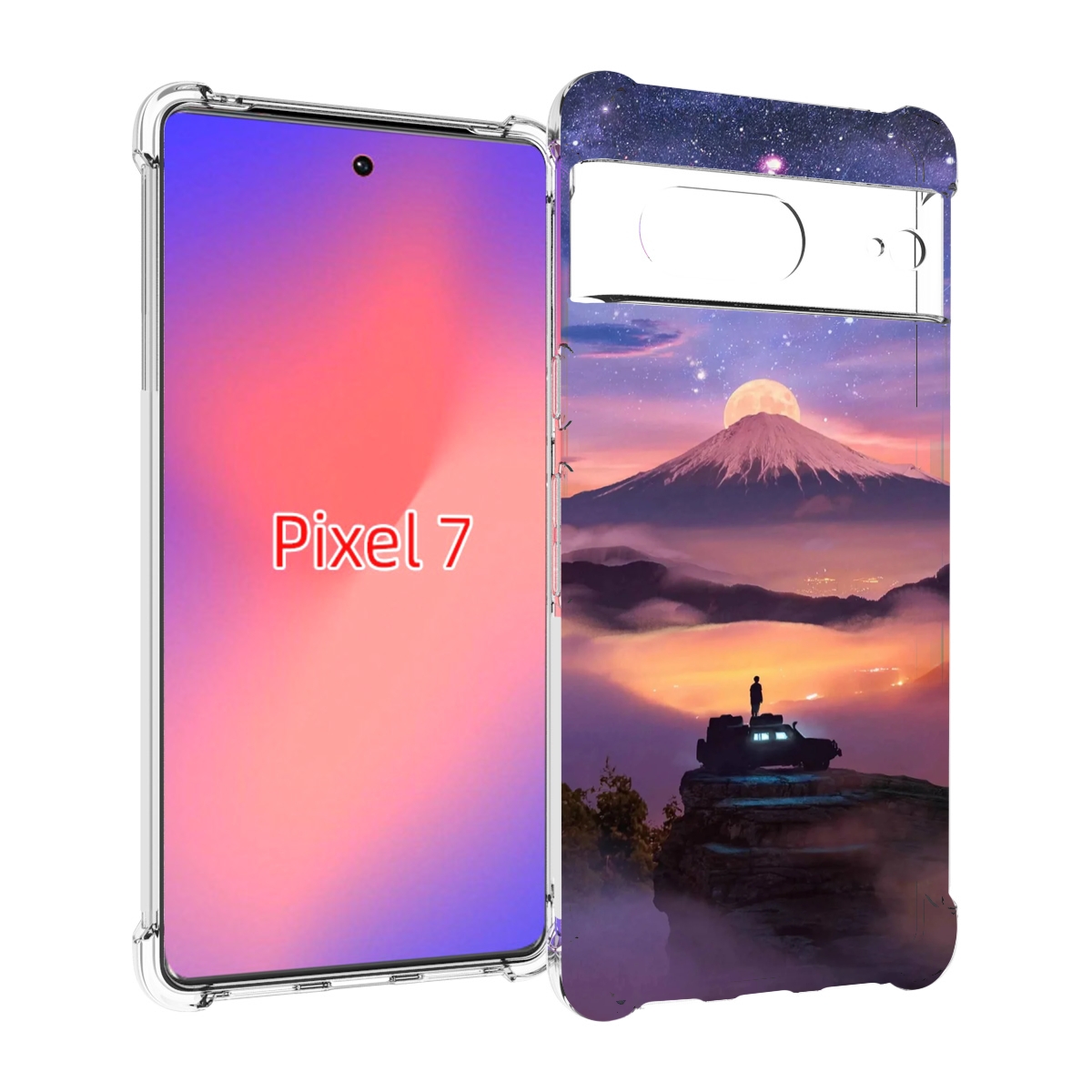 

Чехол Mypads Ночь-В-Горах Для Google Pixel 7, Прозрачный, Tocco