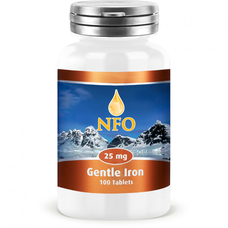 Купить Витамины Легкодоступное железо Norwegian Fish Oil 25 мг таблетки 100 шт.