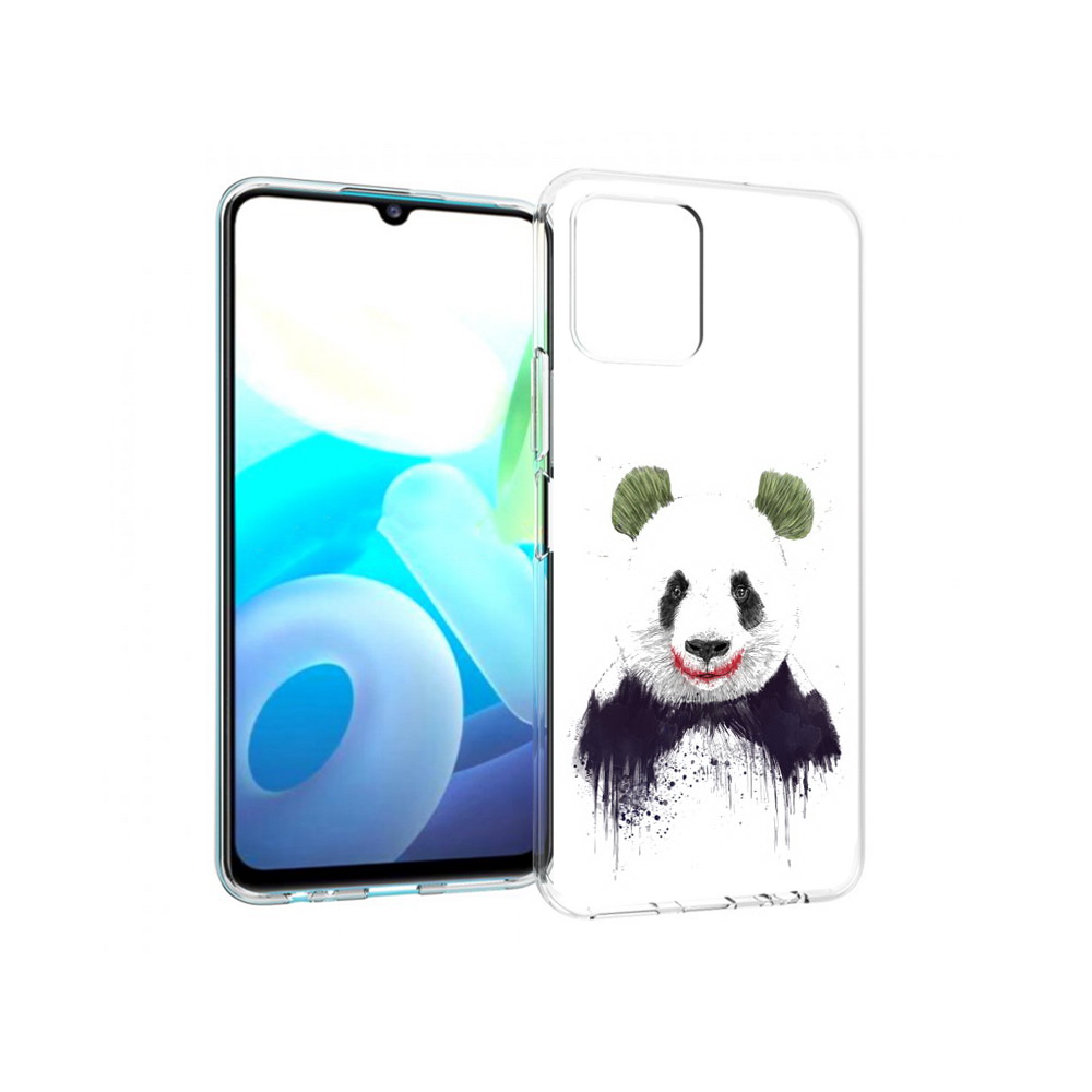 

Чехол MyPads Tocco для Vivo Y15s панда джокер (PT224456.390.533), Прозрачный, Tocco