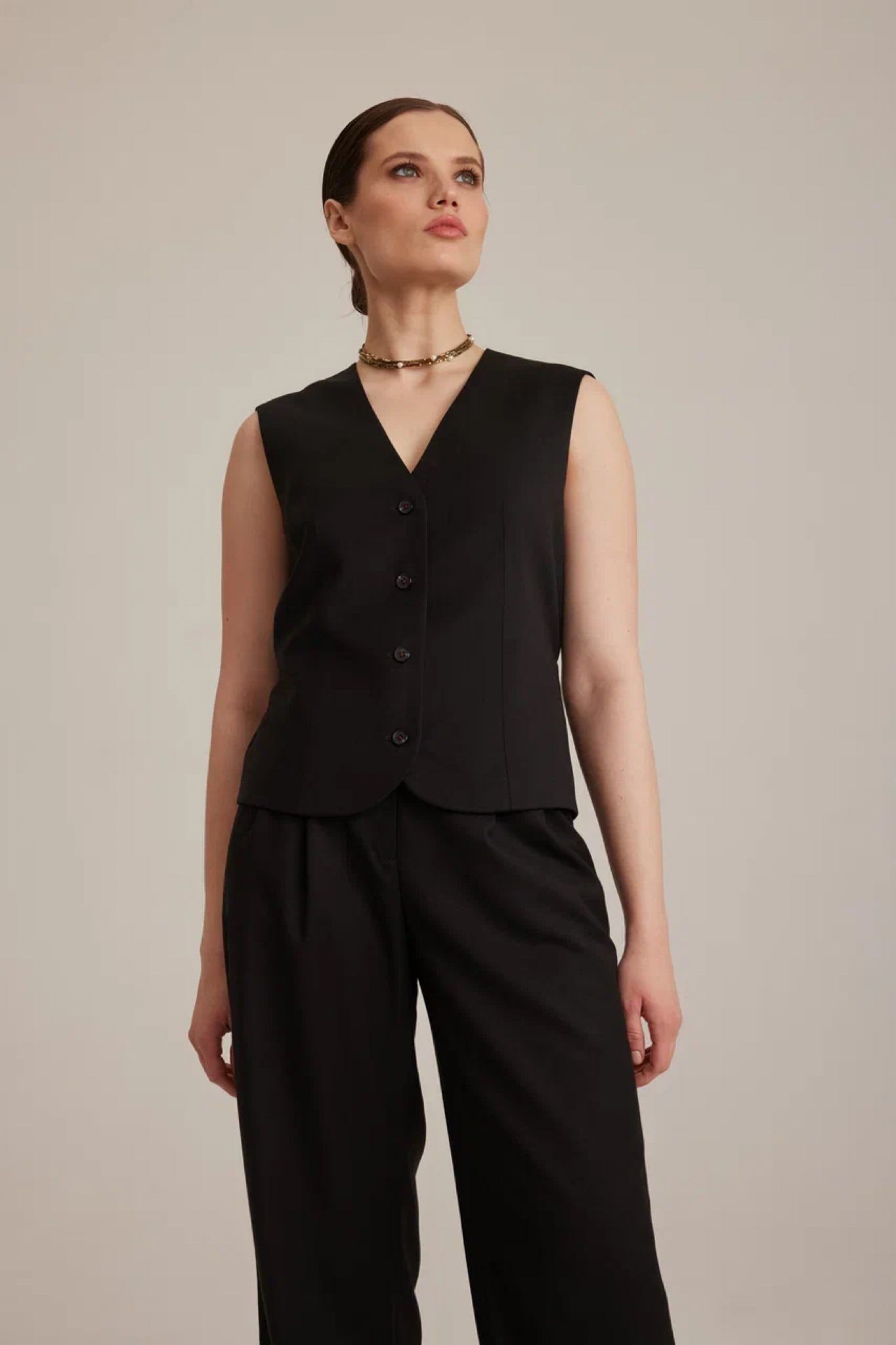 Жилет женский CHALAIA CH230301 черный M