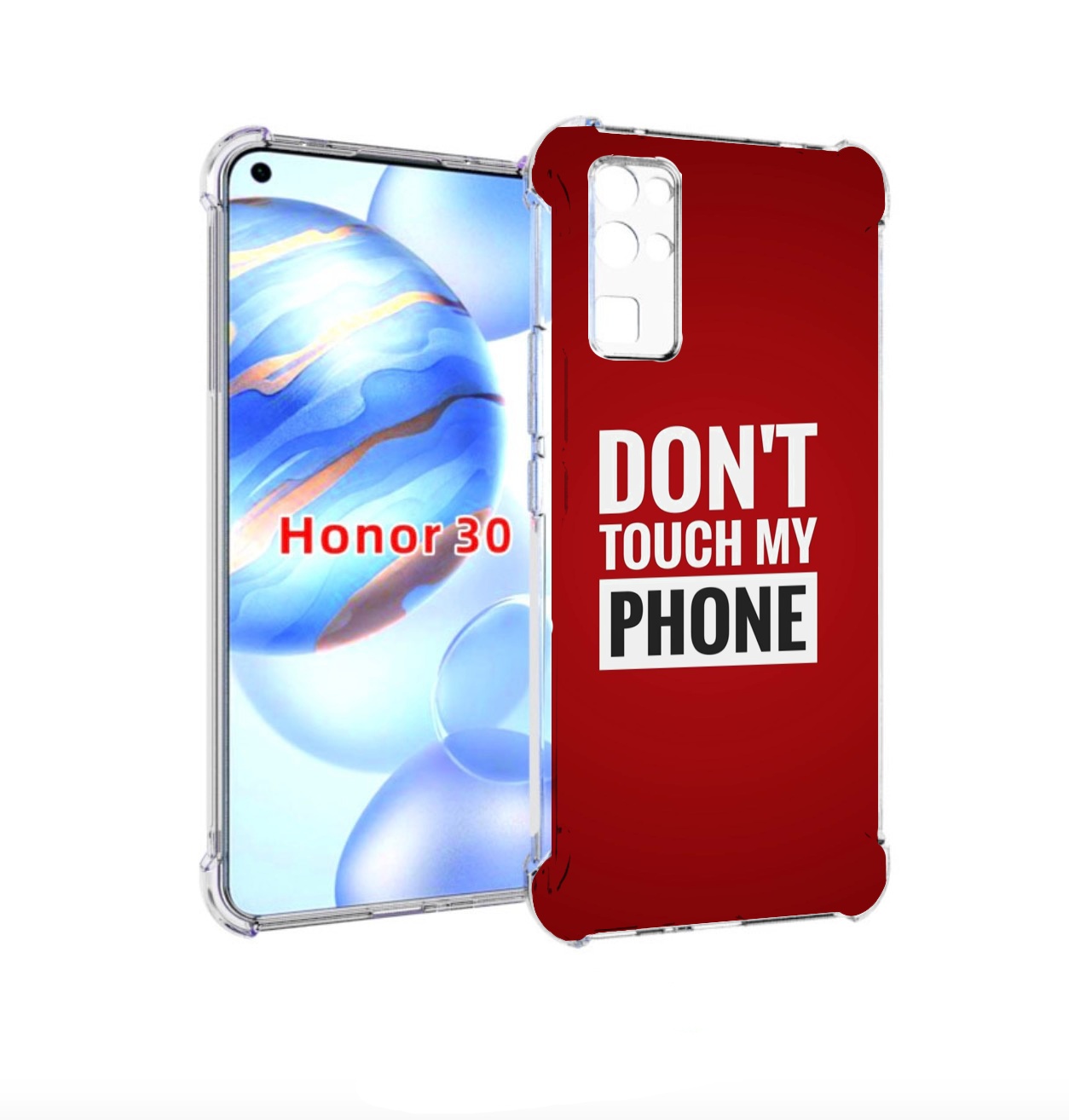 

Чехол бампер MyPads Мой-телефон для Honor 30 (BMH-AN10) противоу, Прозрачный, Tocco