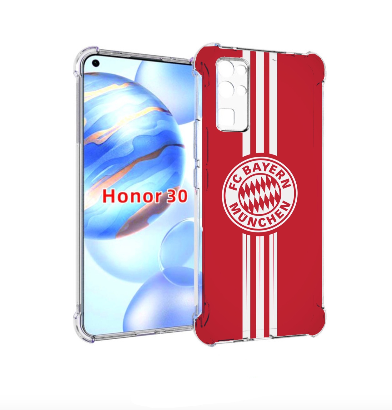 

Чехол бампер MyPads Мюнхен для Honor 30 (BMH-AN10) противоударный, Прозрачный, Tocco