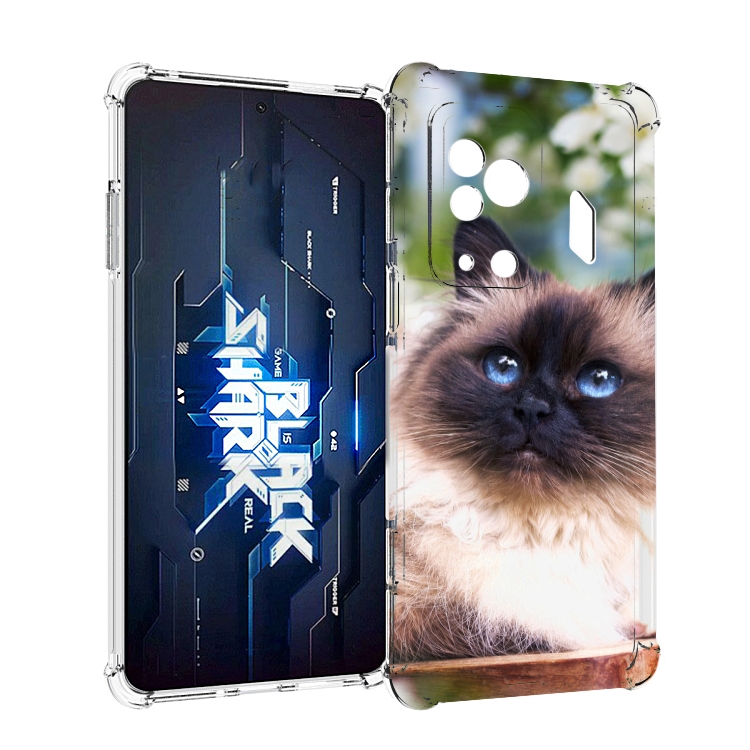 

Чехол MyPads порода кошка Бирман для Xiaomi Black Shark 5 Pro, Прозрачный, Tocco