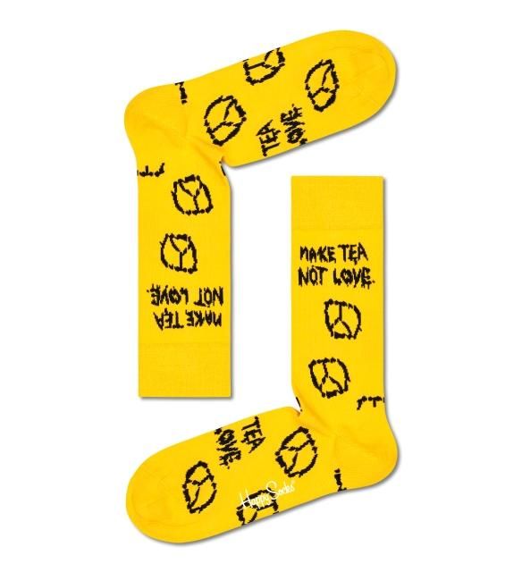

Носки унисекс Happy Socks Hells Grannies Sock MPY01 желтые, Желтый, Hells Grannies Sock MPY01