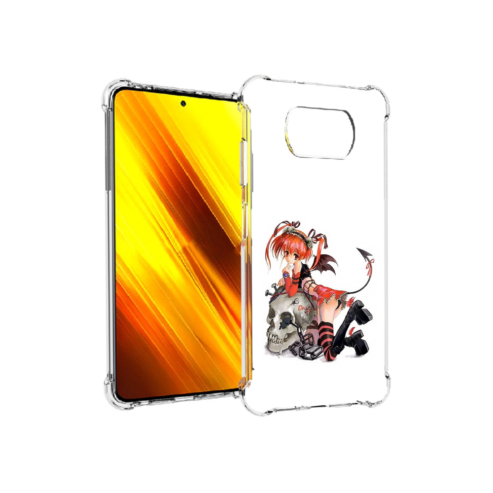 

Чехол MyPads Tocco для Xiaomi Poco X3 аниме (PT154881.262.221), Прозрачный, Tocco