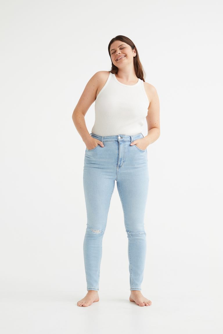 

Джинсы женские H&M 1088564001 синие 2XL (доставка из-за рубежа), 1088564001