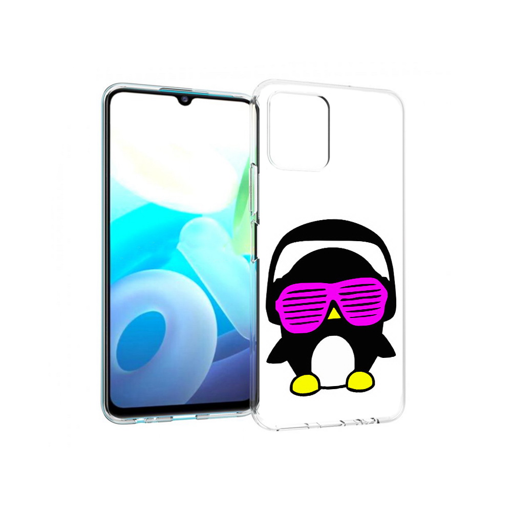 

Чехол MyPads Tocco для Vivo Y15s пингвин (PT224456.390.541), Прозрачный, Tocco