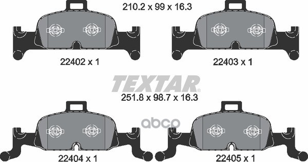 

Колодки пер.audi a4 b9 15=>/q5 ii 17=>