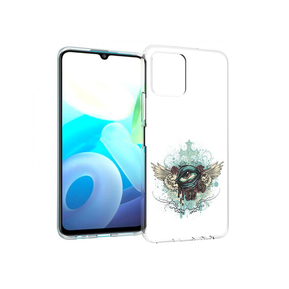 

Чехол MyPads Tocco для Vivo Y15s плачущий глаз с крыльями (PT224456.390.544), Прозрачный, Tocco