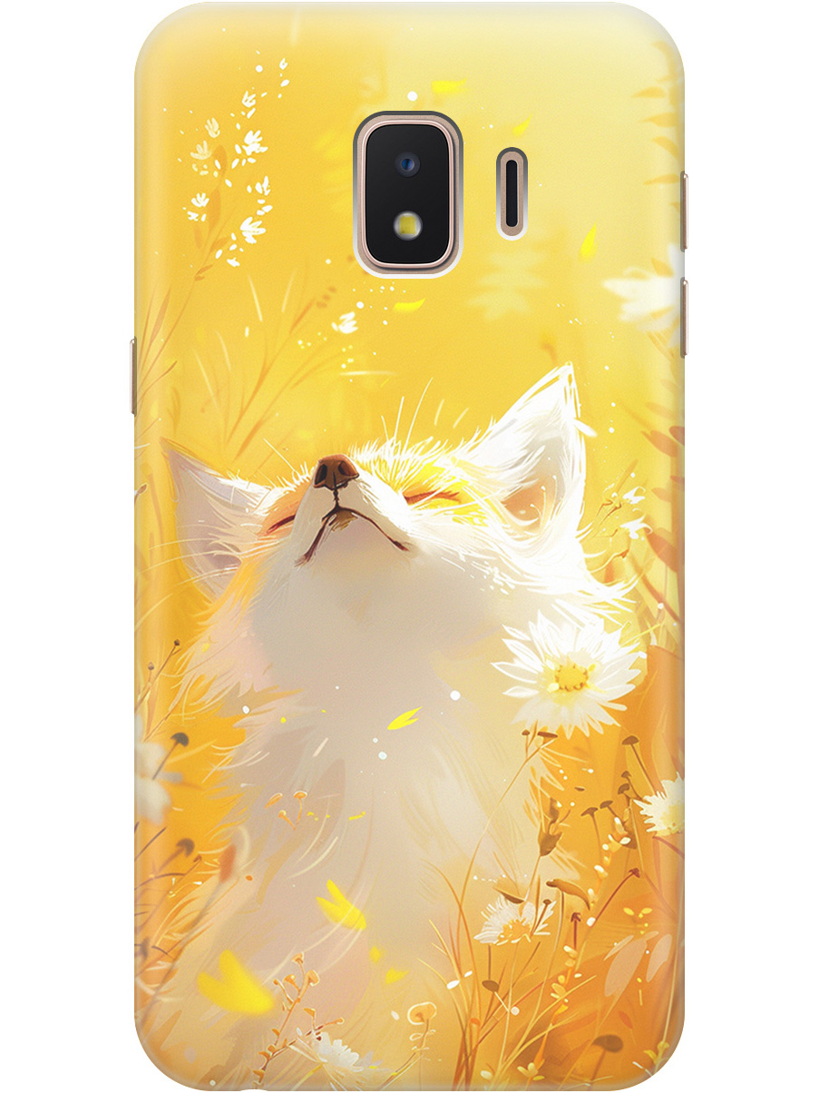 

Силиконовый чехол на Samsung Galaxy J2 Core с принтом "Лиса в цветах", Прозрачный;белый;желтый;оранжевый, 720544711