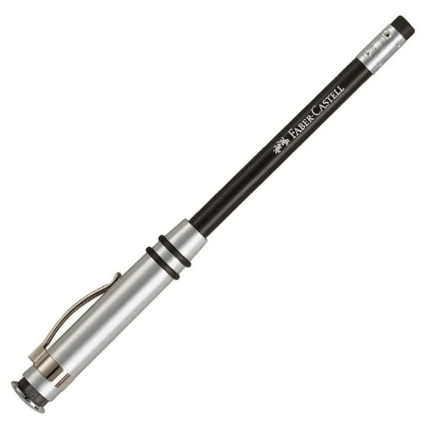 

Faber Castell Карандаш чернограф. Faber-Castell PERFECT с точилкой, чёрный (алюминиевый ко, Карандаш чернограф. Faber-Castell PERFECT с точилкой, чёрный (алюминиевый колпачок)
