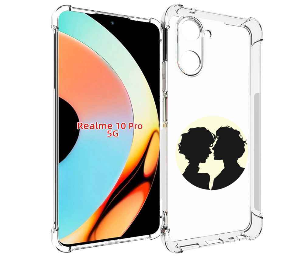 Чехол бампер MyPads Картина для Realme 10 Pro противоударный