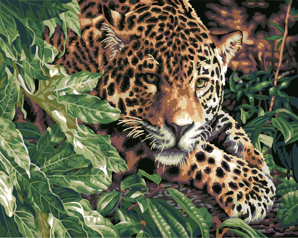 

Картина по номерам Цветной На отдыхе, 40x50, На отдыхе