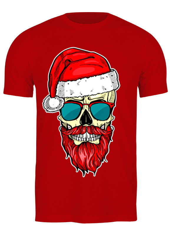 

Футболка мужская Printio Skullsanta 3011683 красная L, Красный, Skullsanta 3011683