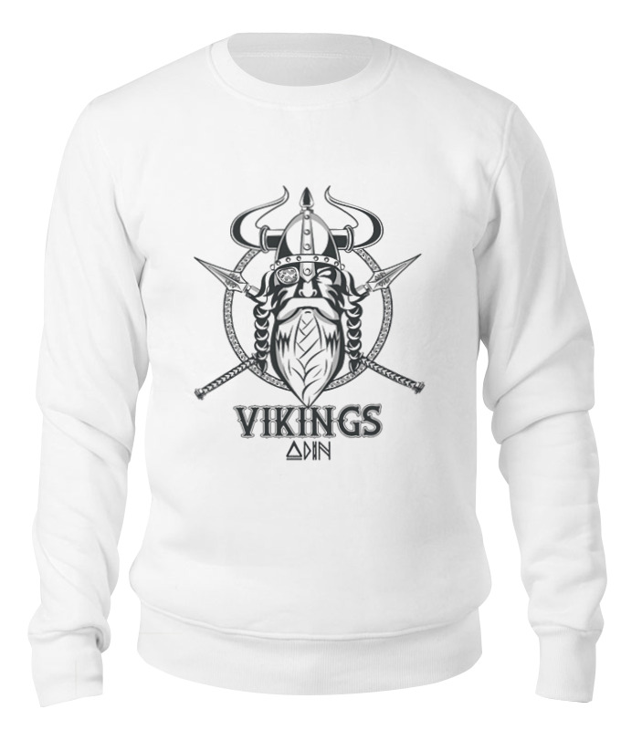 

Свитшот унисекс Printio Толстовка wearcraft premium "vikings" белый L, Толстовка wearcraft premium "vikings"