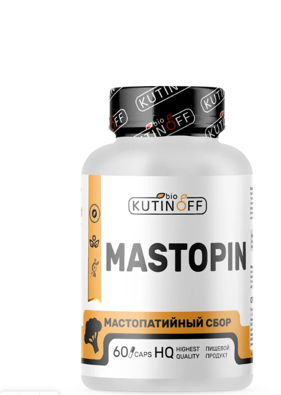 Сбор при мастопатии KUTINOFF BIO MASTOPIN капсулы 60 шт.