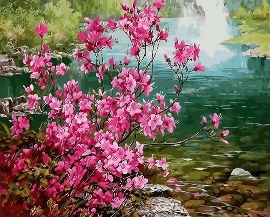 

Картина по номерам Цветной Запах весны, 40x50, Запах весны