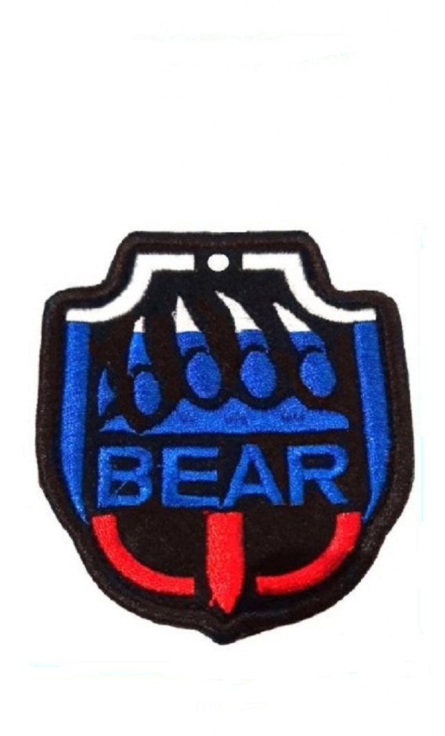 

Нашивка на липучке Bear флаг РФ Ripoma 45462 00116079, 6.5х8 см, Разноцветный, 45462