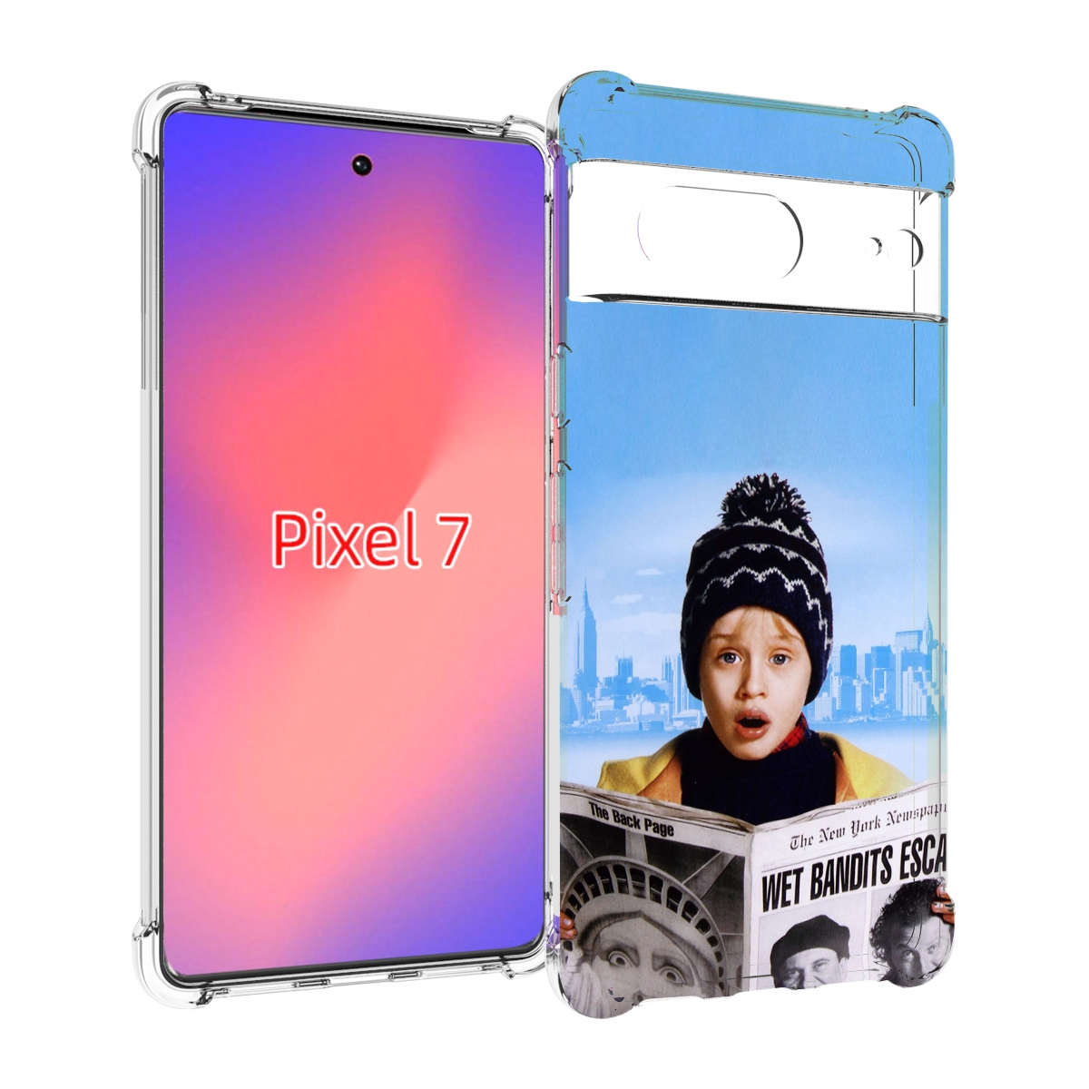 

Чехол Mypads Один-Дома-Детский Для Google Pixel 7, Прозрачный, Tocco