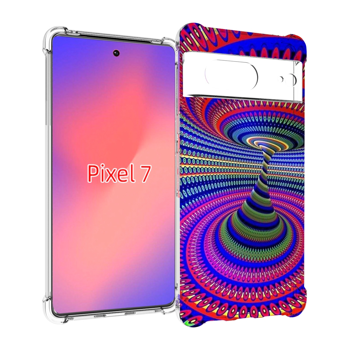 

Чехол Mypads Оптическая Иллюзия Для Google Pixel 7, Прозрачный, Tocco