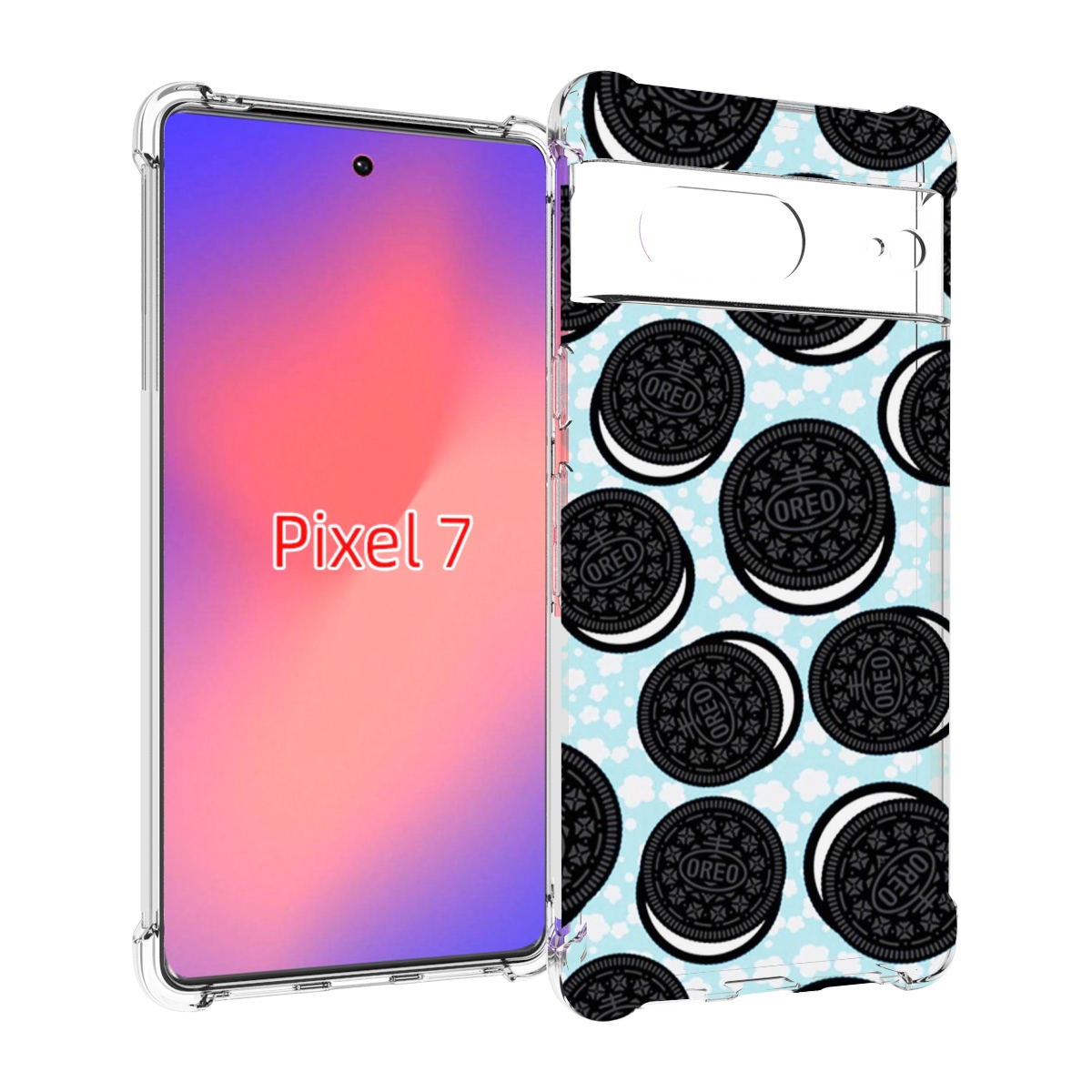 

Чехол Mypads Орео Печеньки Для Google Pixel 7, Прозрачный, Tocco