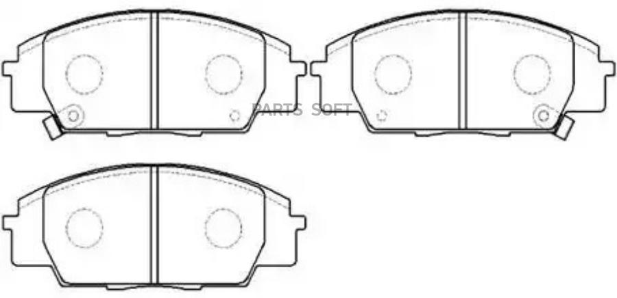 

Тормозные колодки HSB HP5089