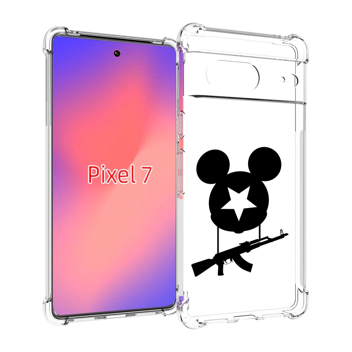 

Чехол Mypads Ак Микки Для Google Pixel 7, Прозрачный, Tocco