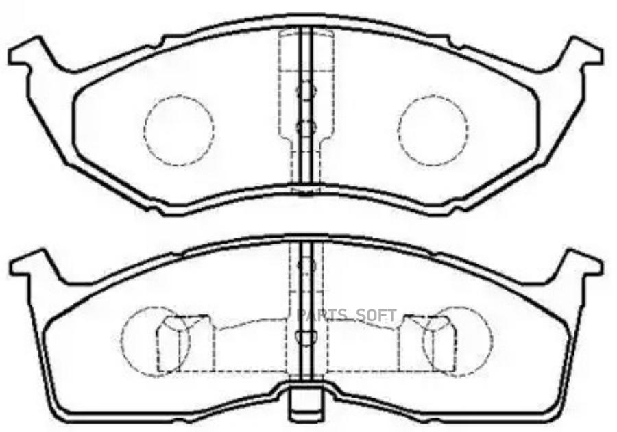 

Колодки тормозные дисковые CHRYSLER: CONCORDE 93-97 TOWN IN COUNTRY 96-96 DODGE: CARAVAN,