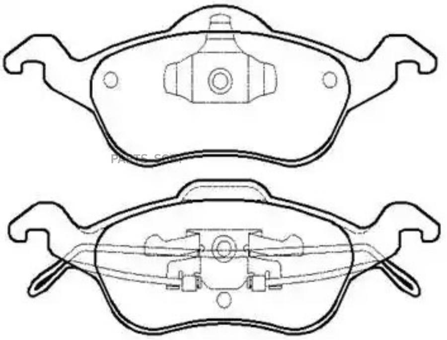 

Колодки тормозные дисковые FORD: FOCUS 98- () 1шт HSB HP5120