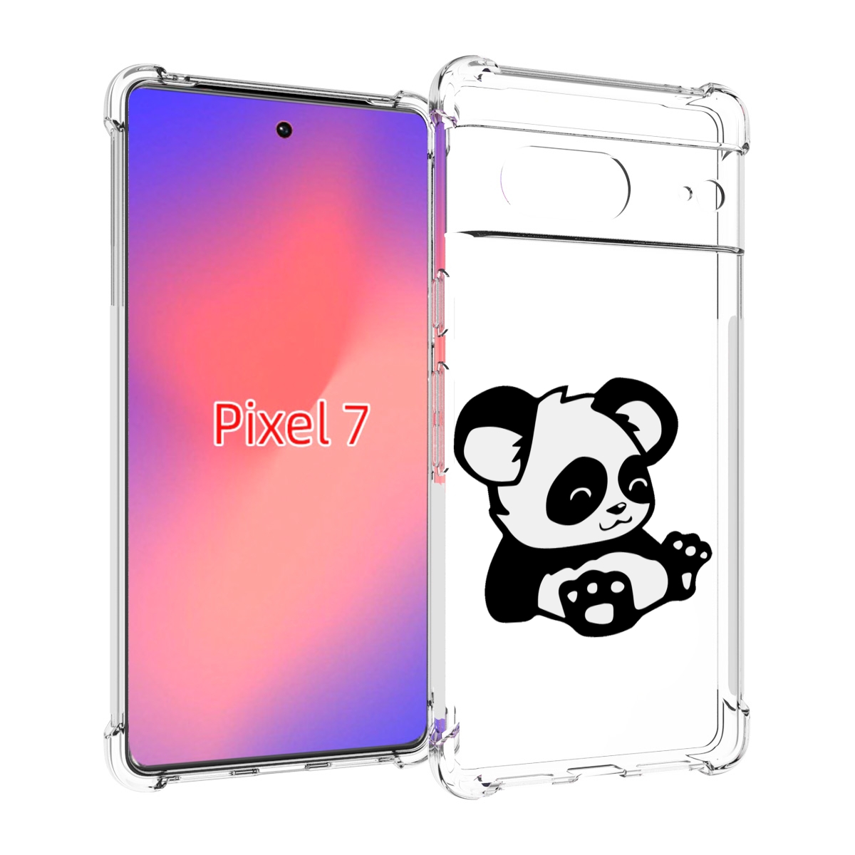 

Чехол Mypads Панда-Детеныш Детский Для Google Pixel 7, Прозрачный, Tocco