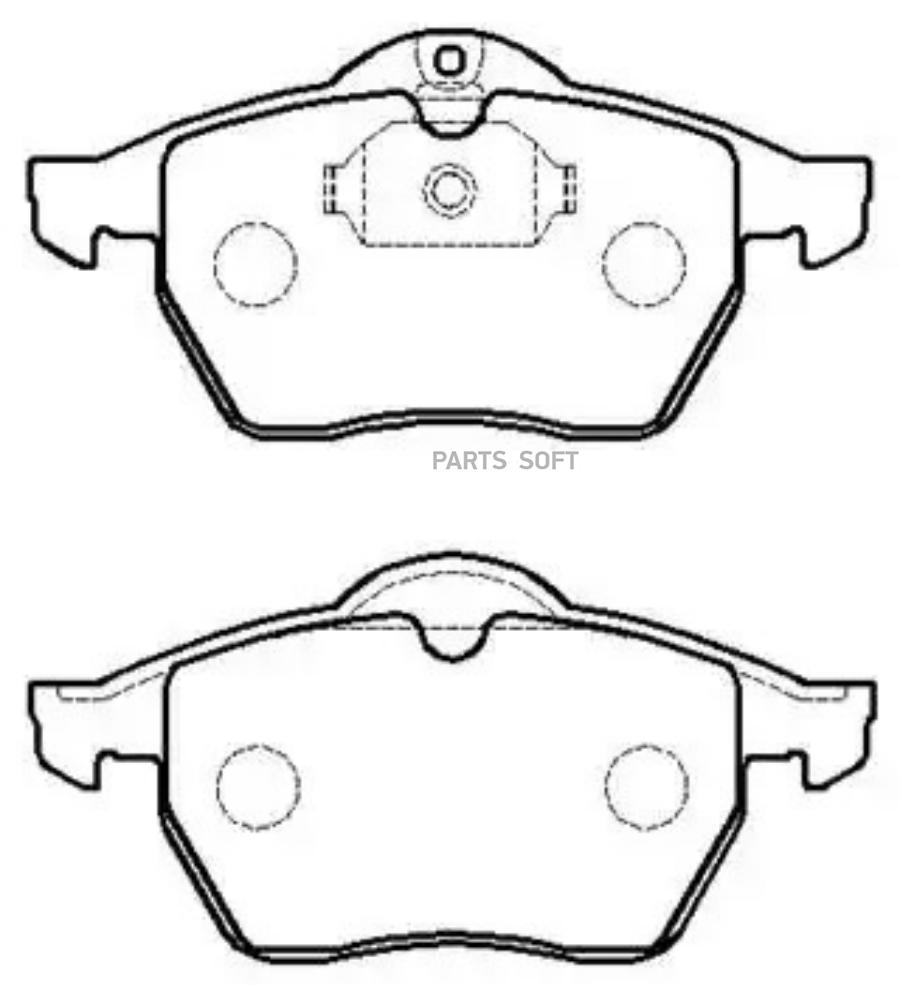 

Колодки тормозные дисковые OPEL: VECTRA 1.6CC-2.0CC 1988-2003 () 1шт HSB HP5130