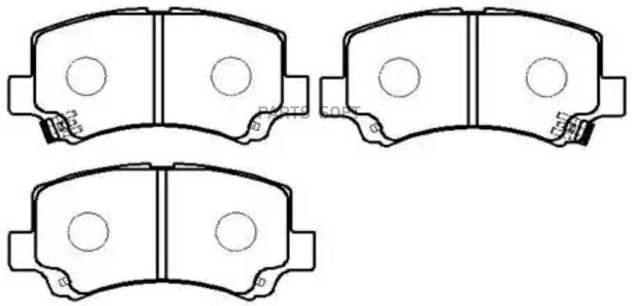 

Колодки тормозные дисковые CHERY: A113 () 1шт HSB HP5138