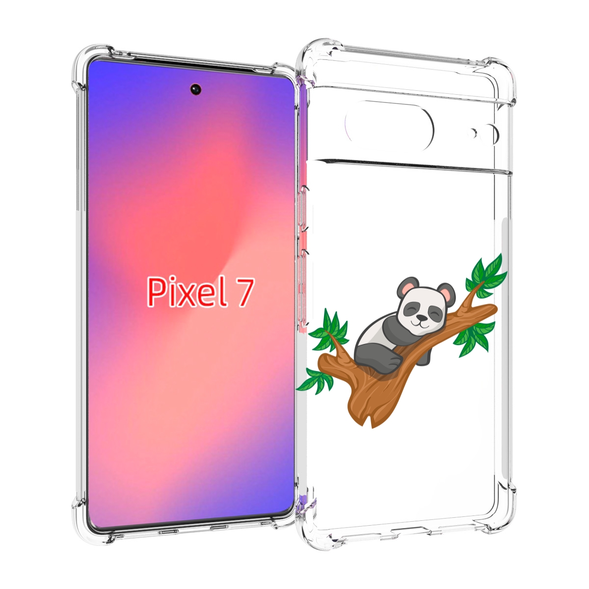 

Чехол Mypads Панда-На-Деревце Для Google Pixel 7, Прозрачный, Tocco