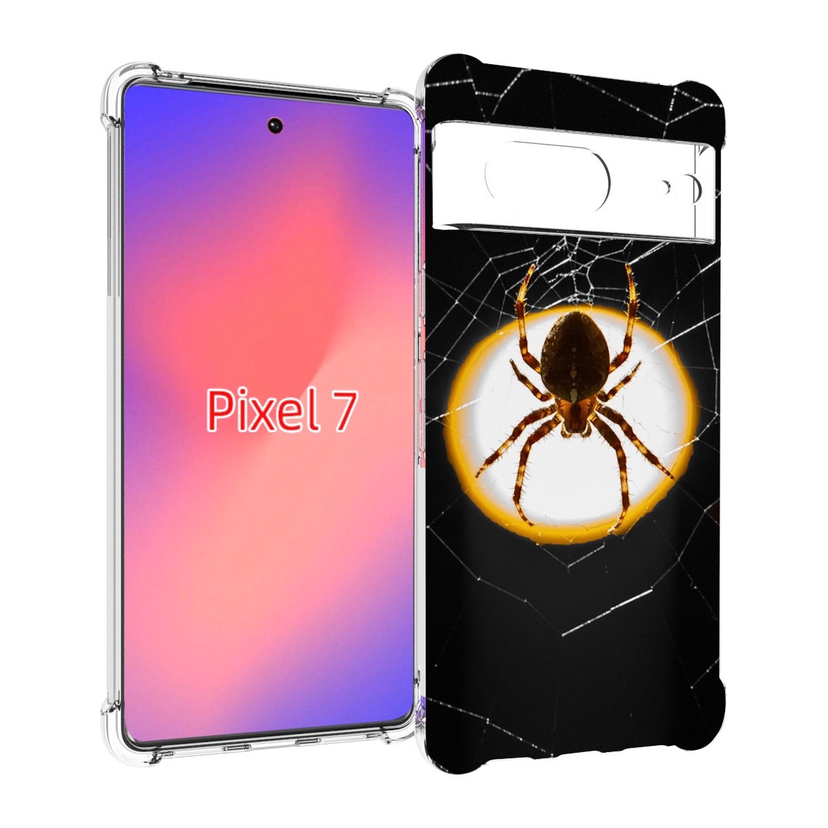

Чехол Mypads Паук-С-Паутинкой Для Google Pixel 7, Прозрачный, Tocco