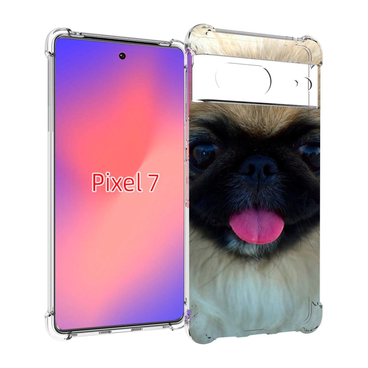 

Чехол Mypads Пекинез Для Google Pixel 7, Прозрачный, Tocco