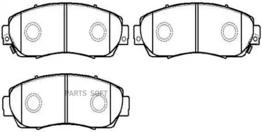 

Колодки тормозные дисковые передн ACURA: RDX 07-11 HONDA: Accord Crosstour 10-11, Odyssey