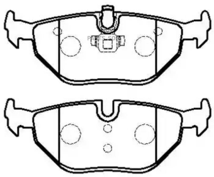 

Колодки тормозные дисковые BMW: Serie 3 (E46), Z4 (Roadster) 03.3- \ ROVER 75 9 HSB HP5184