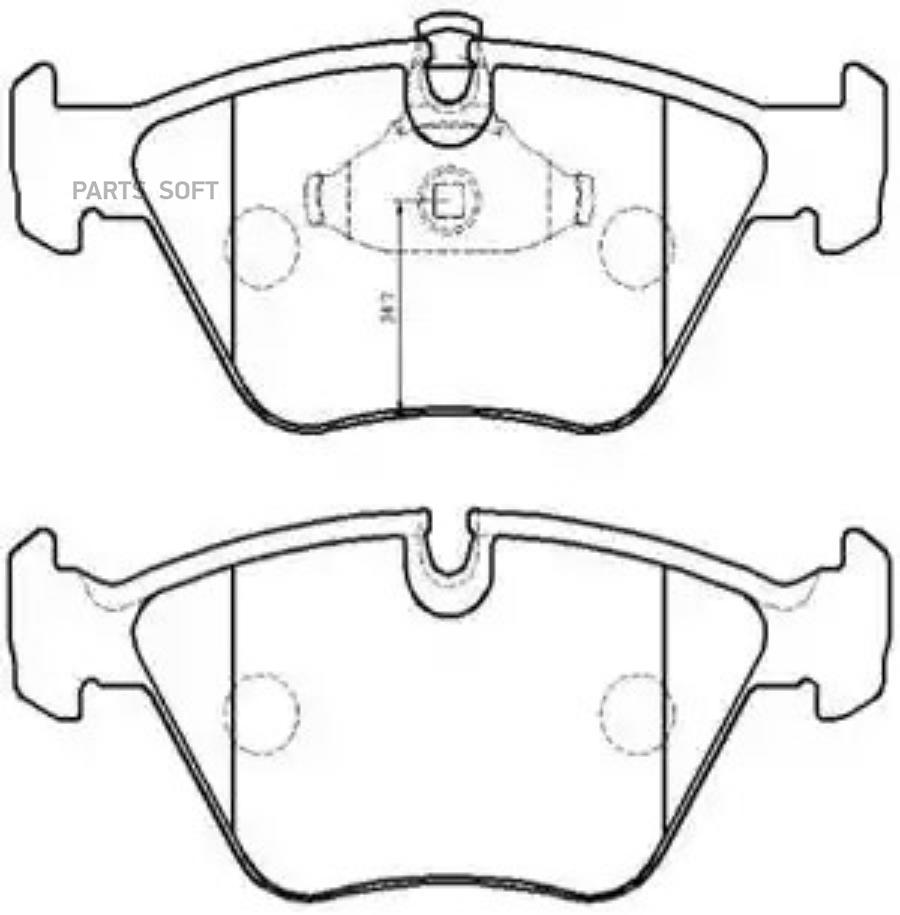 

Тормозные колодки HSB HP5185