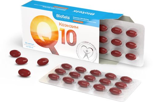 Коэнзим Q10 BioTela 100мг 30 капсул