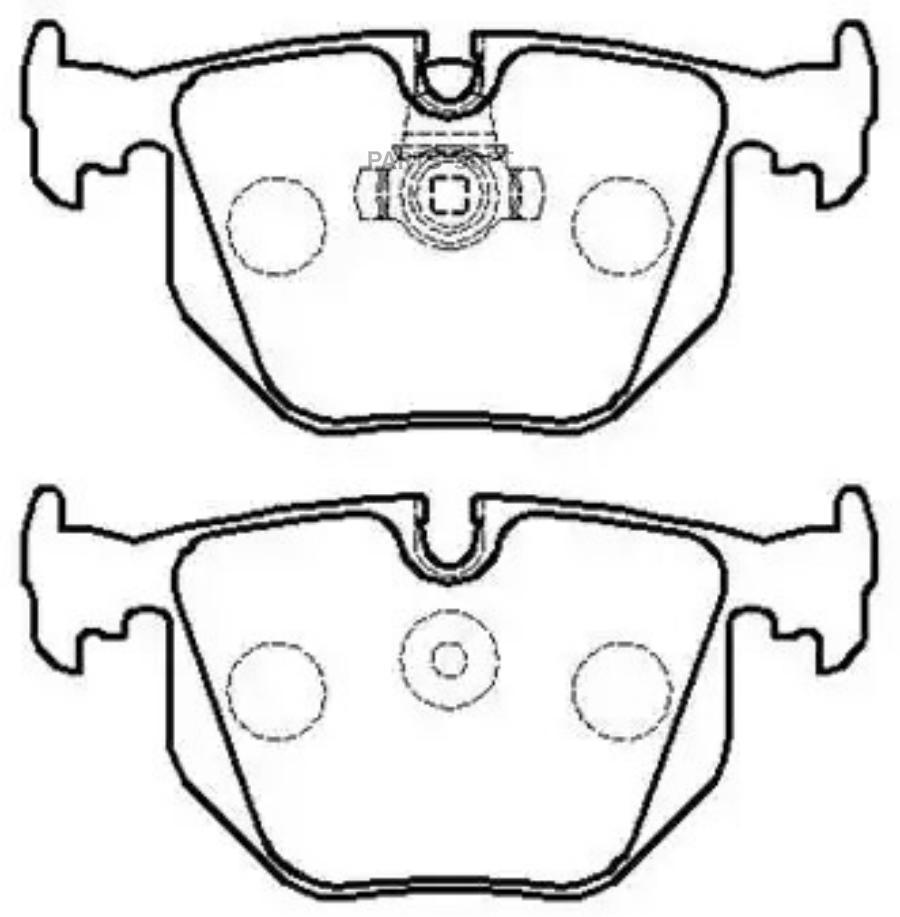 

Колодки тормозные дисковые BMW: X-5 (E53)00- LAND ROVER: Range Rover 