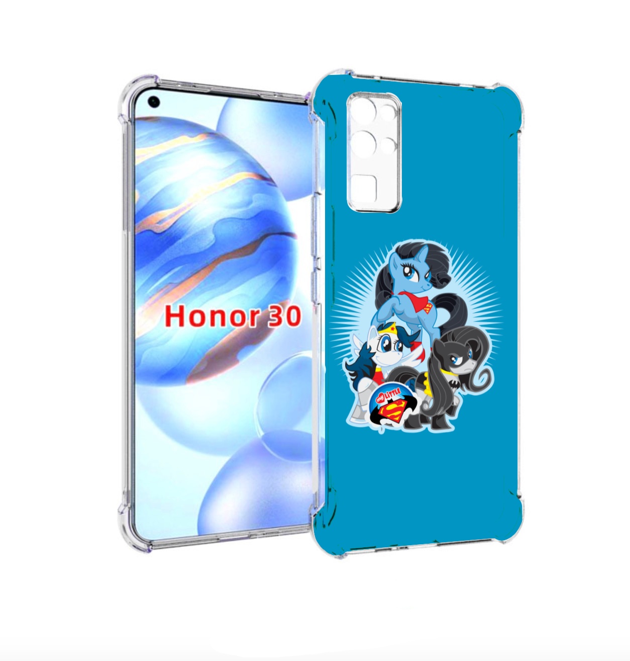 

Чехол бампер MyPads Пони-литл для Honor 30 (BMH-AN10) противоуда, Прозрачный, Tocco