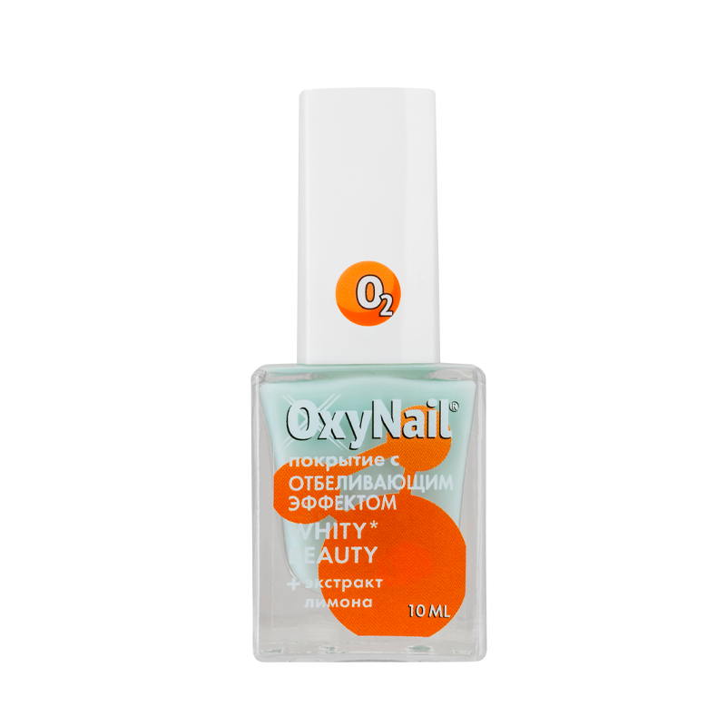 фото Покрытие с отбеливающим эффектом oxynail whity beauty 10 мл