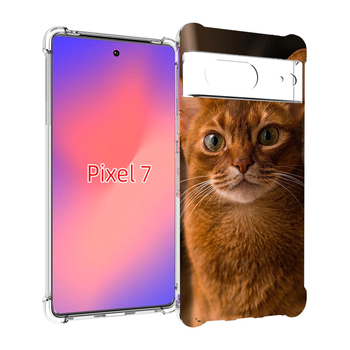 

Чехол Mypads Порода Кошки Абисинская Для Google Pixel 7, Прозрачный, Tocco
