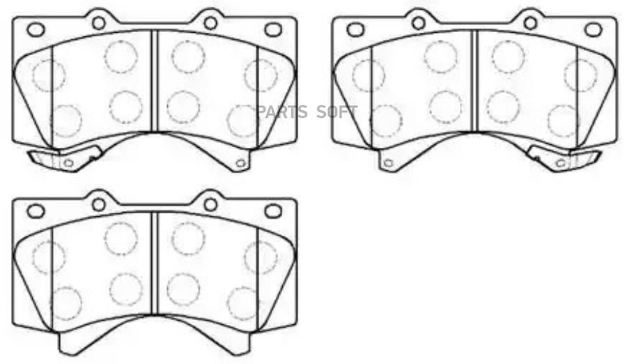 

Тормозные колодки HSB HP5213