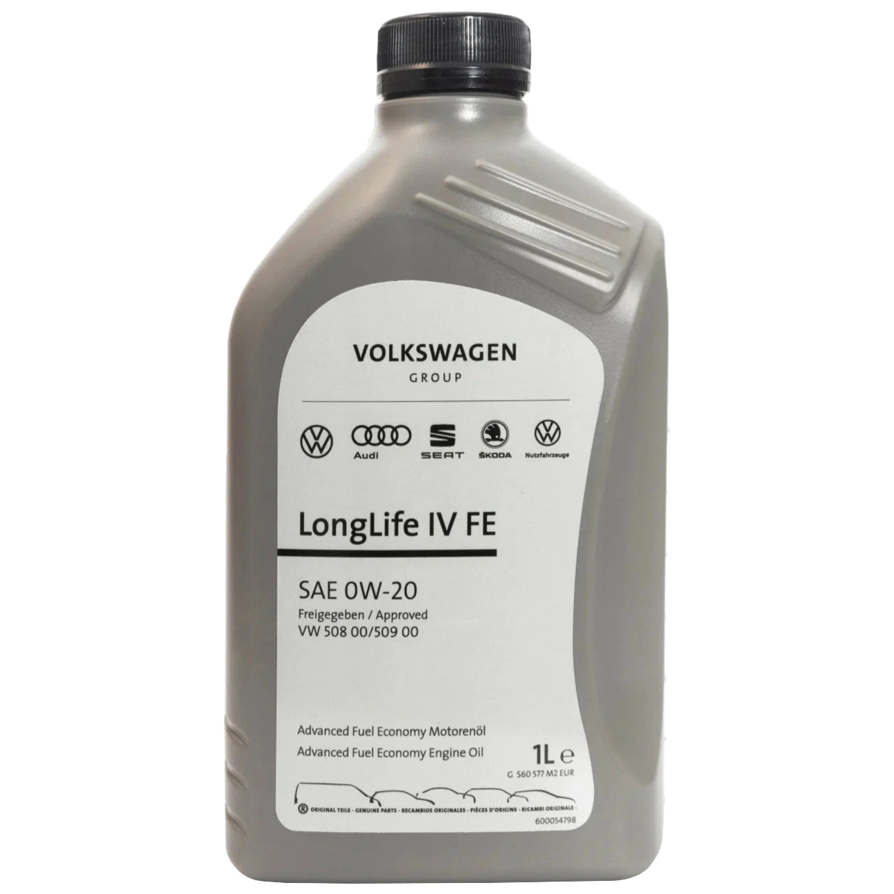 

Моторное масло VAG синтетическое Longlife Iv Fe 0w20 1л