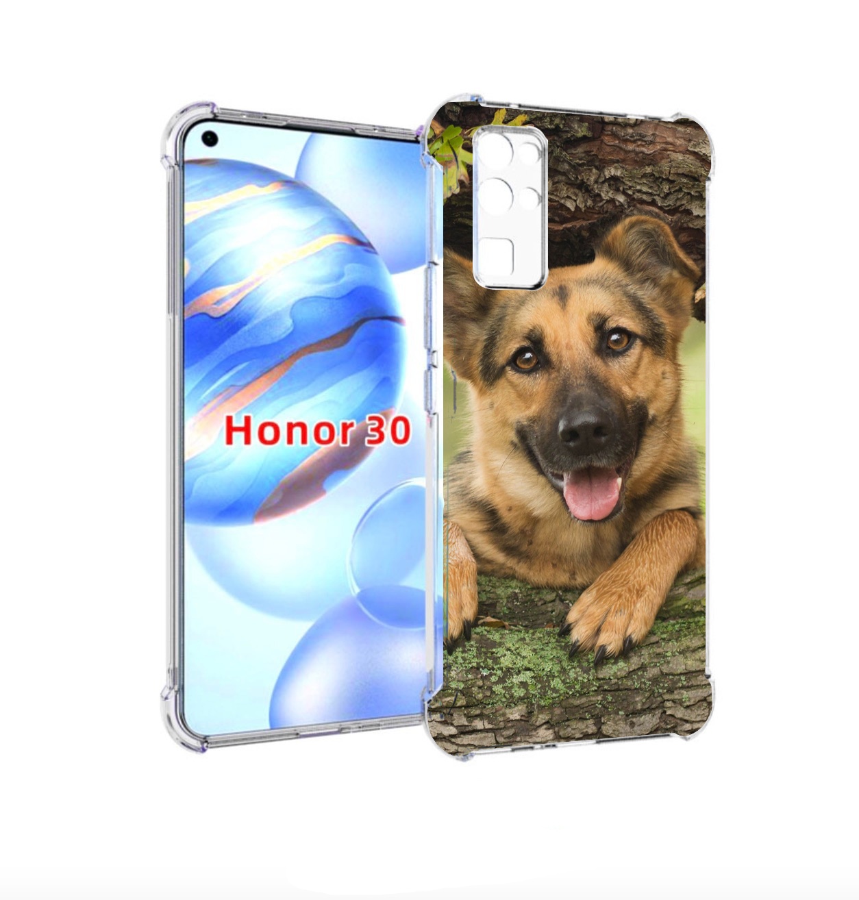 

Чехол бампер MyPads Собака-на-дереве для Honor 30 (BMH-AN10) про, Прозрачный, Tocco