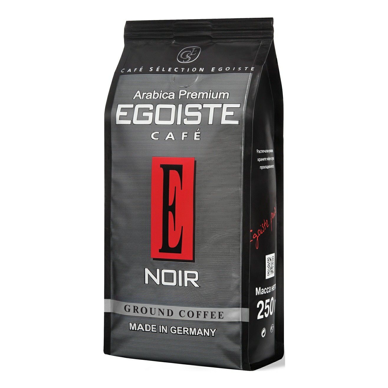 Кофе Egoiste Noir молотый 250 г х 12 шт