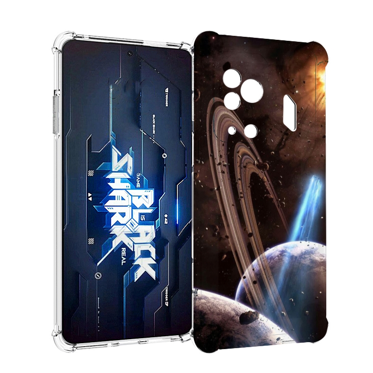 

Чехол MyPads сатурн в космосе для Xiaomi Black Shark 5 Pro, Прозрачный, Tocco