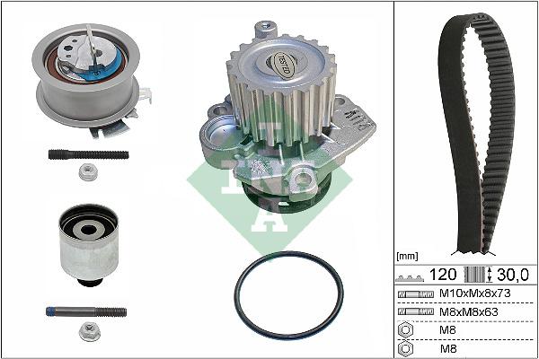 

530 0201 33 р/к привода ГРМ с помпой Skoda Fabia 03>